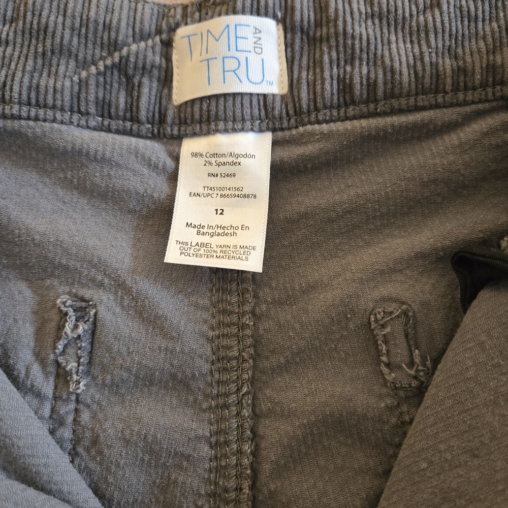 Time and Tru Gray Wide Leg Pants